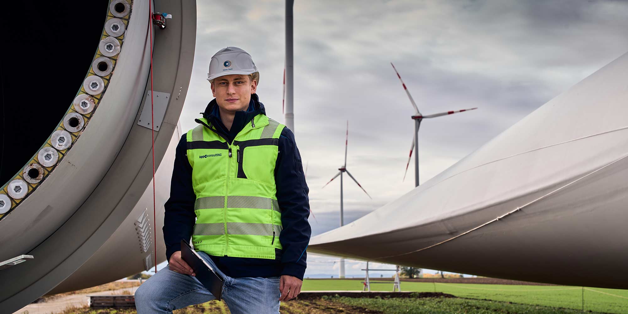 Windpark Baustelle mit Tobias Flesch